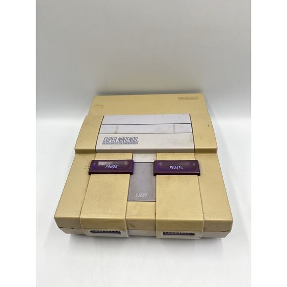 Super Nintendo Entertainment System SNES SNS-001 System Console Only For Parts - Picture 2 of 9